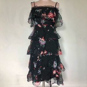 Ruffle floral dress